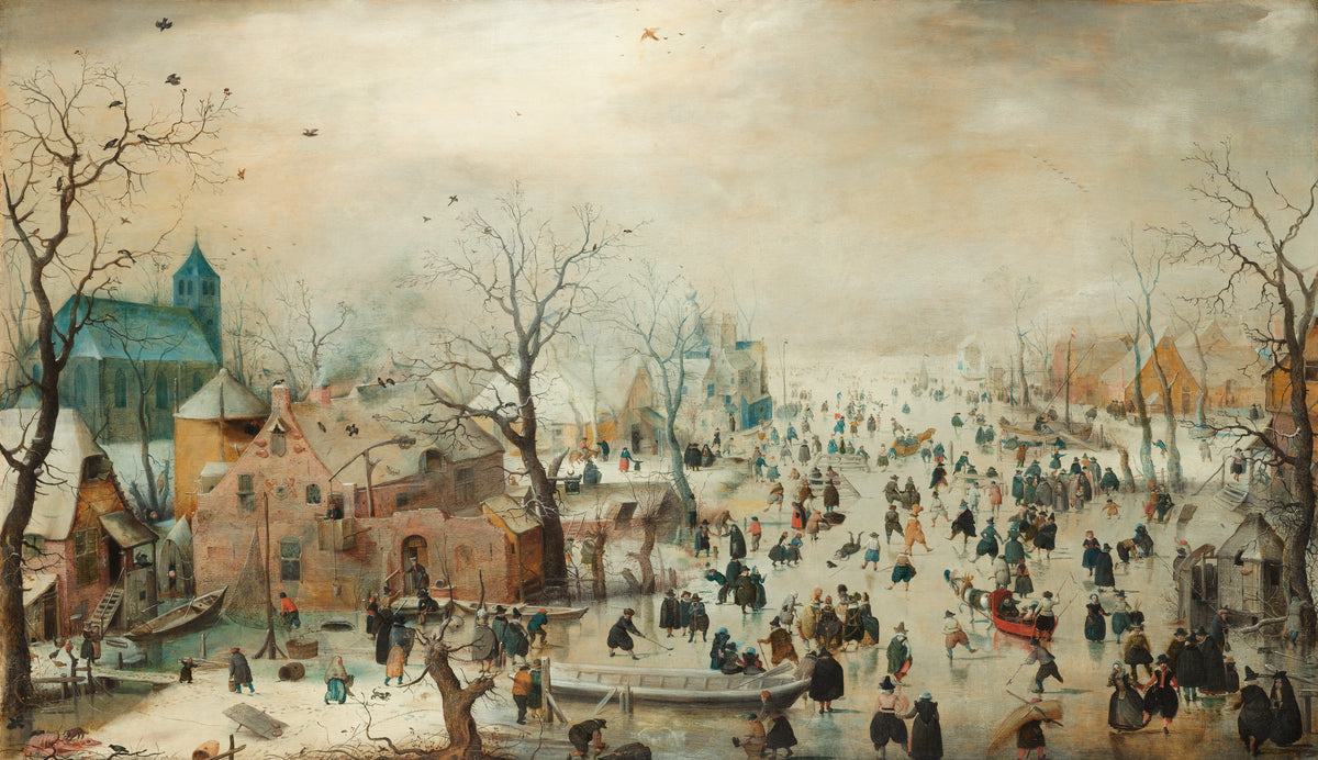 Winter Landscape with Skaters