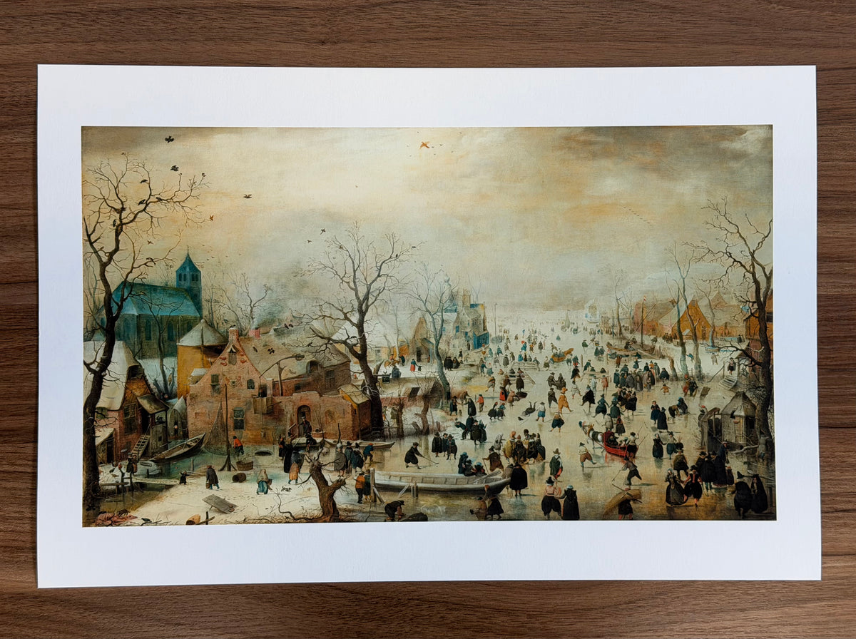 Winter Landscape with Skaters